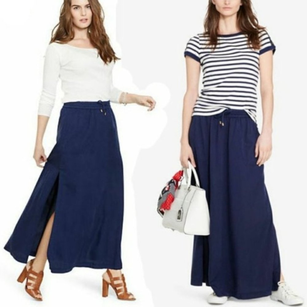Lauren Ralph Lauren Side-Slit Maxi skirt XS